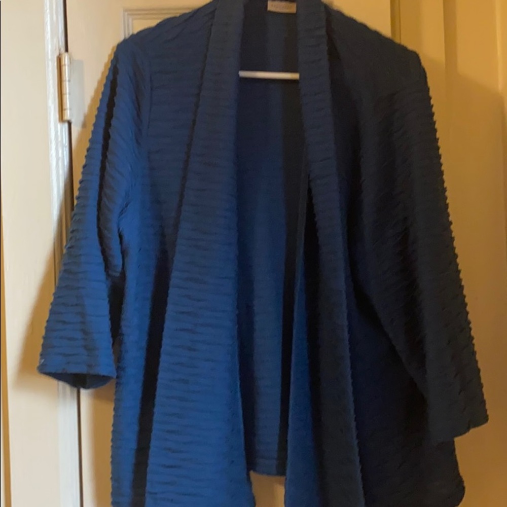Chico’s Woman’s teal blazer plus size